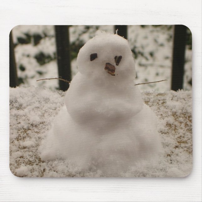 Tiny Snowman Mousepad (Frente)
