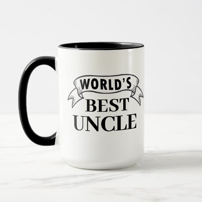 Tio Caneca - Melhor Tio do Mundo Presente Personal (Esquerda)