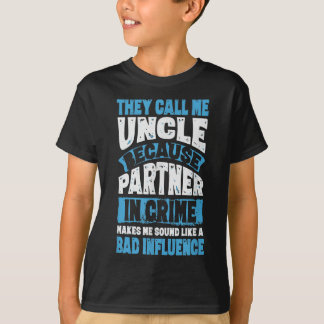 Tio Engraçado Presente da sobrinha e camisa do sob