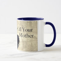 Tio Sam "chamada caneca da sua mãe"