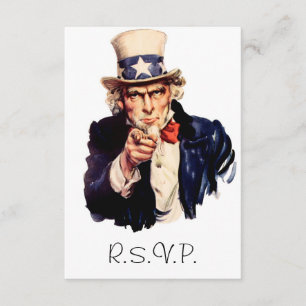 Tio Sam RSVP Card
