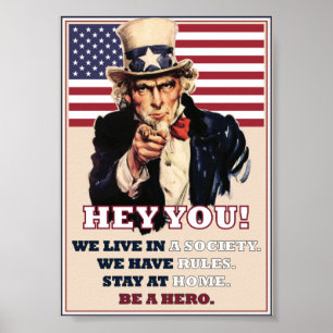 Tio Same COVID Propaganda Poster