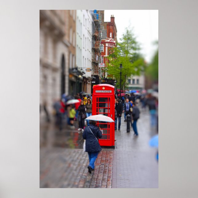 Típica Londres - Não esqueça a Poster dos Guarda-c (Frente)