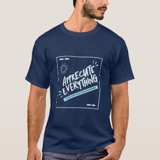 Típica Moderna Simples Azul Escuro - Camisa T