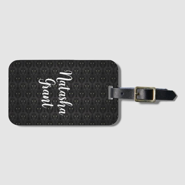 Típica simples da etiqueta de bagagem personalizad (Frente Horizontal)