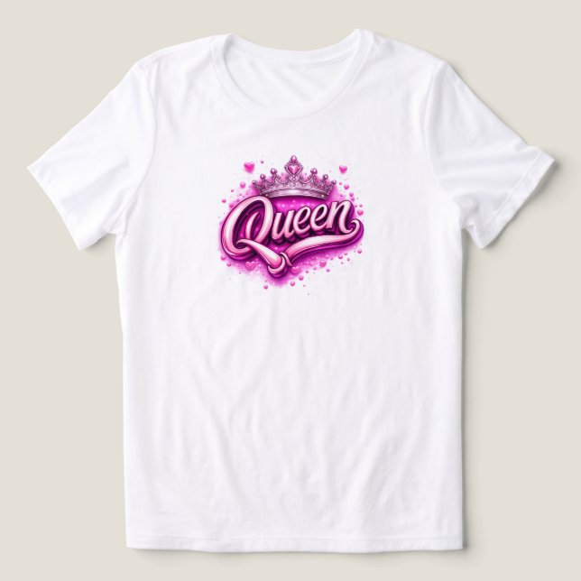 Típica Tipografia de Princesa Real Fofo Estética M (Design frontal)