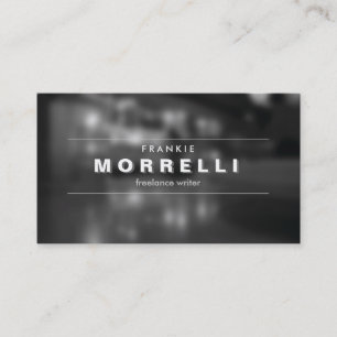 TIPO da SOMBRA do VINTAGE no cartão de visita