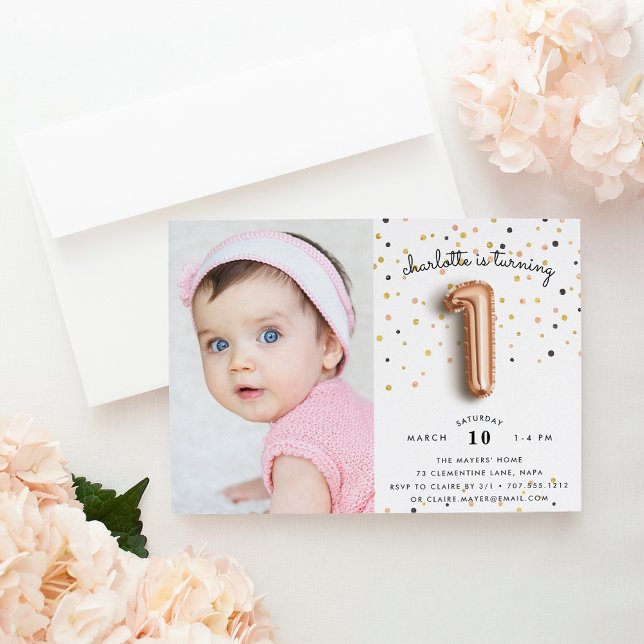 Tipo de balão | Convite para Festa de aniversário  (Criador carregado)