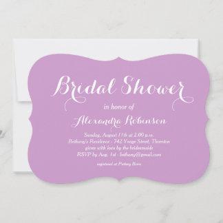 Tipo de rico Convite para Chá (roxo)