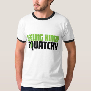 Tipo de sentimento da camisa de Squatchy