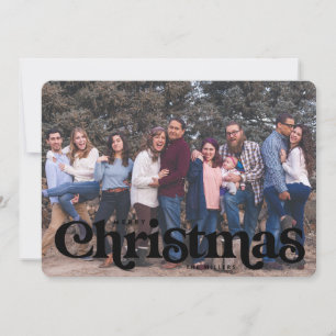 tipo vintage Faixa de doces de cartão de Natal