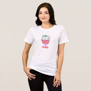 Tipografia Bonita como Inferno Cupcake de Gato