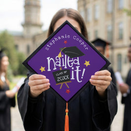 Tipografia da Moda Graduado Acertou Roxo