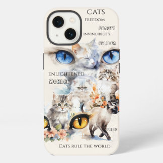 Tipografia de Arte por Aquarela Graceful Cats