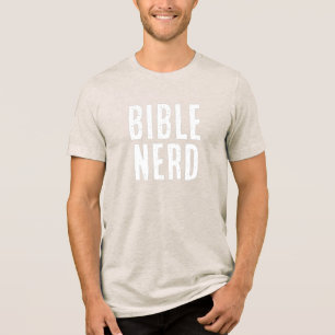 Tipografia de Bíblia Nerd Engraçado Cristão Bege
