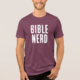 Tipografia de Bíblia Nerd Engraçado Cristão Burgun