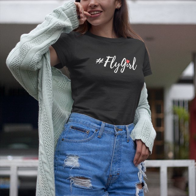 Tipografia de #FlyGirl Simples,Viagem moderno (Criador carregado)