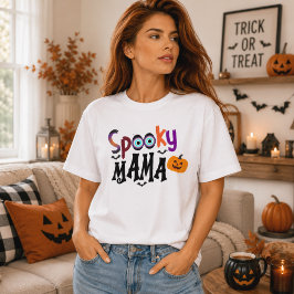 Tipografia de Halloween Abóbora Olho de Mãe Assust