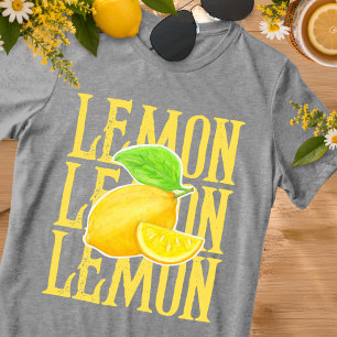 Tipografia de Limão Moderno Amarelo Cítrico