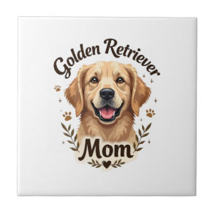 Tipografia de Mãe de Golden Retriever Antiga Amant