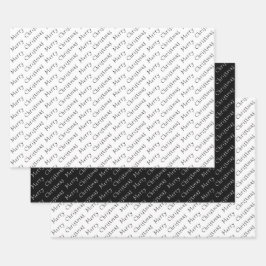 Tipografia de Natal Preta e Branca