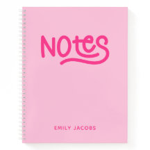 Tipografia de Notas Escrita à Mão Rosa