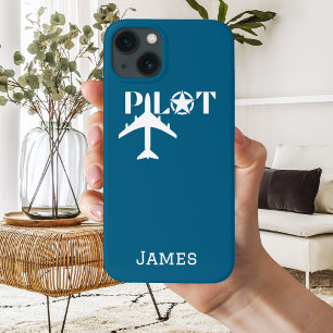 Tipografia de Piloto & Avião Minimalista Personali