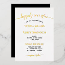 Tipografia de Script Moderno Casamento Dourado Pre