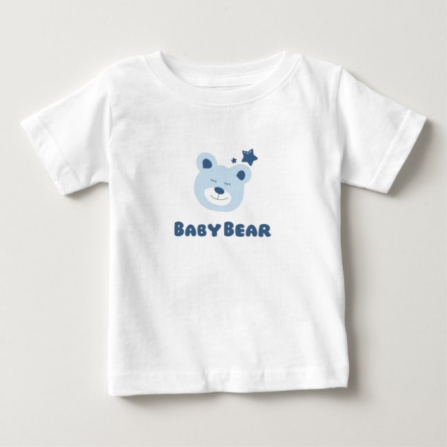 Tipografia do bebê Camisetas de bebês do bebê (Frente)