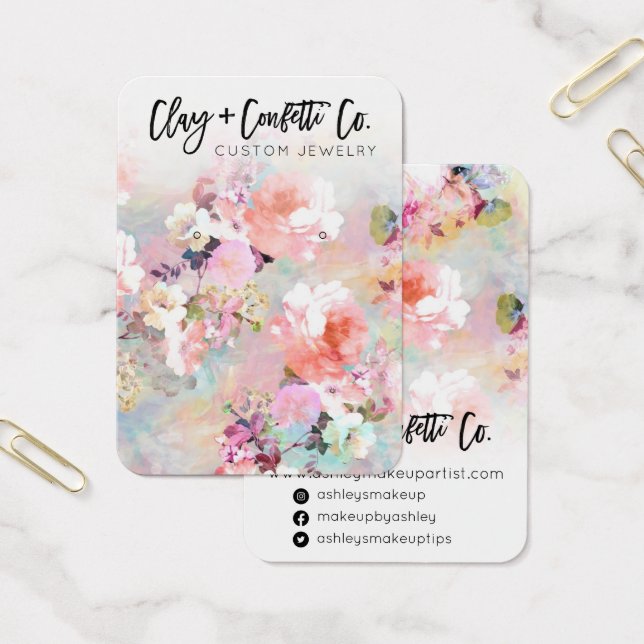 Típografia do logotipo, bifurcação de joias florai (Escritótio)