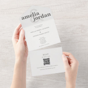 Tipografia Editorial Convite de Casamento Tudo-em-