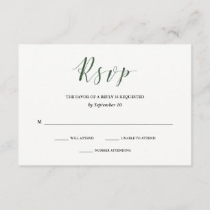 Tipografia elegante   profundamente - RSVP Wedding