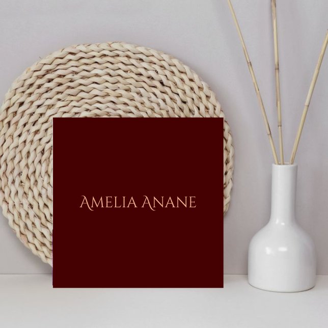 Tipografia Elegante Vermelha Escura e Rosa Esbranq (Criador carregado)