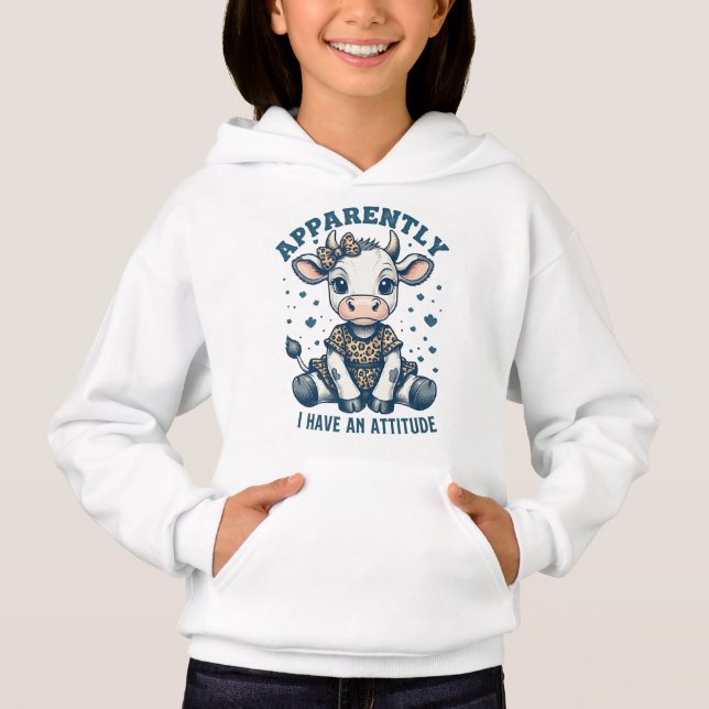 Tipografia Engraçada Cita Pullover Hoodie (Frente)