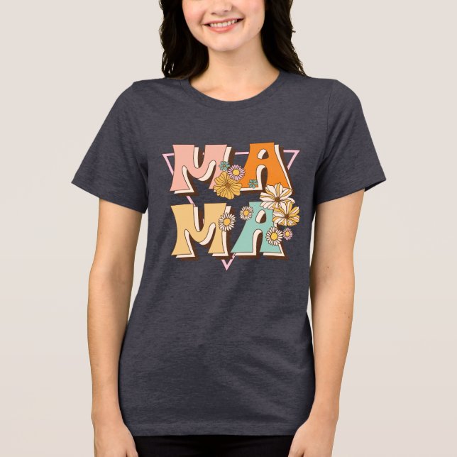 Tipografia Floral Mama Retro (Frente)