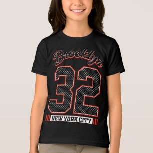 Tipografia gráfica desportiva atlética do Brooklyn