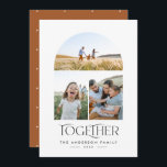 Tipografia moderna 3 photorust arch<br><div class="desc">Tendência moderna e elegante junto com a tipografia noiva agradecimento de Natal multidão 3 cartões fotográficos</div>