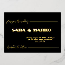 Tipografia moderna | Casamento minimalista