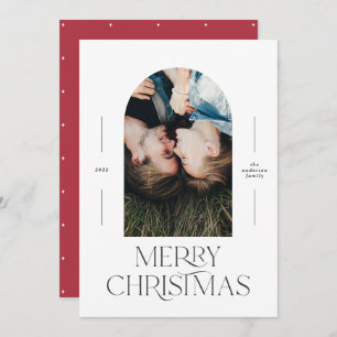 Tipografia moderna elegante vermelha 1 fotografia