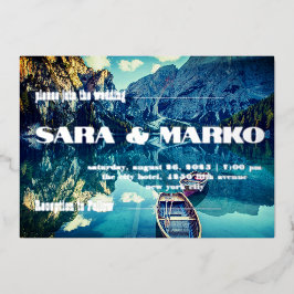 Tipografia moderna | lago de Montanhas