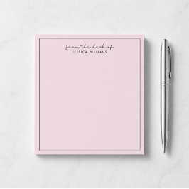 tipografia moderna, rosa 2 do bloco de notas