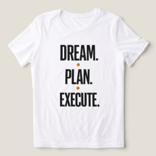 Tipografia Motivacional Feminina Sonho Planejar Ex