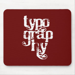 Tipografia Mousepad