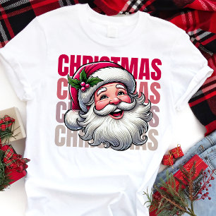 Tipografia Natalina de Papai Noel Vintage