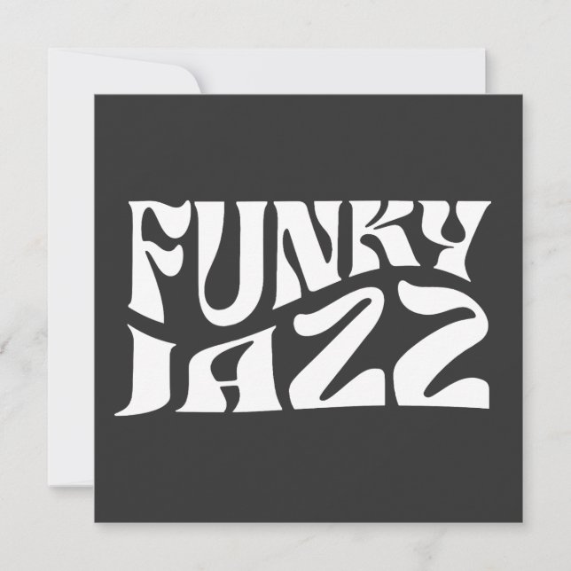 Tipografia Negrito Música Jazz Funky (Frente)