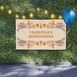 Tipografia Ocidental Floral Mexicana Personalizada