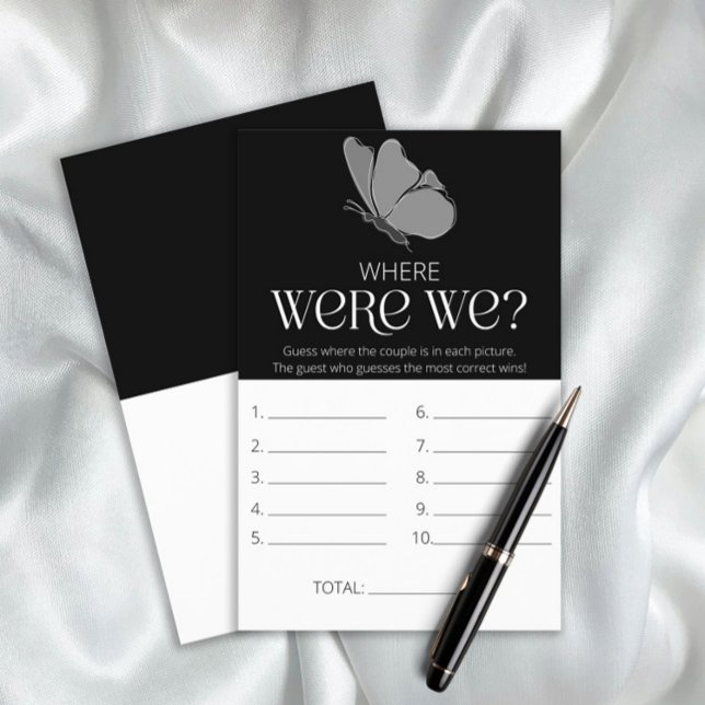 Tipografia Onde estávamos no jogo de chá de panela (Criador carregado)