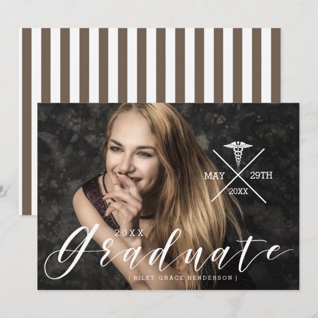 Tipografia Urbana | Anúncio de Formando de enferma (Frente/Verso)