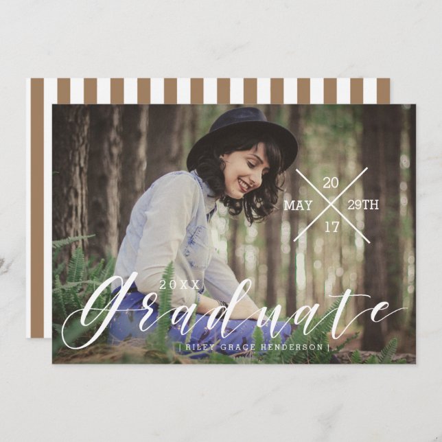 Tipografia Urbana | Anúncio de fotos do Formando (Frente/Verso)