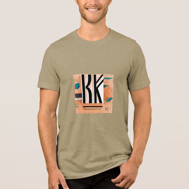 Tipografia vetorial SK - Camisa-T Design minimalis (Frente)